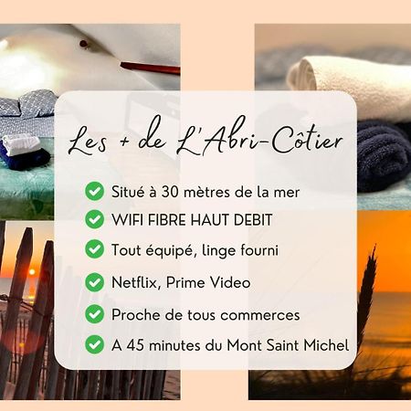 L'Abri-Cotier A 30 Metres De La Mer Annoville Extérieur photo